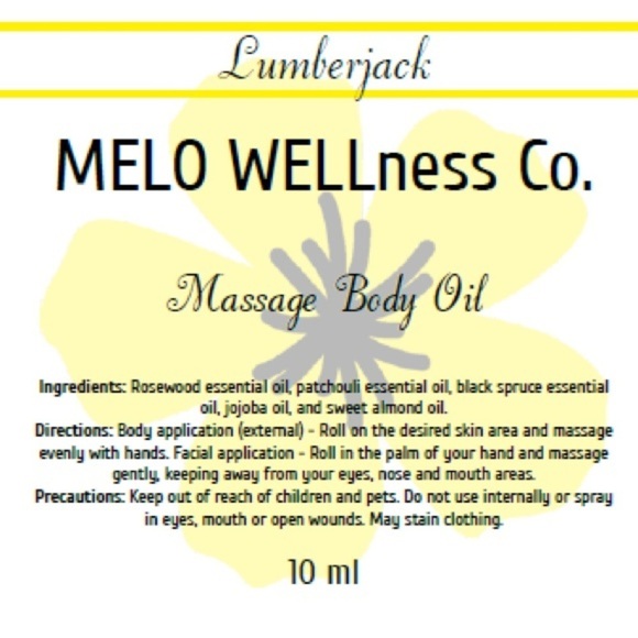 🎄 Lumberjack - MELO Wellness Essential Oils  Massage Oil Roller Ball NEW 10ml - Picture 10 of 12